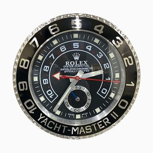 Reloj de pared Oyster Perpetual Yacht Master II en negro de Rolex