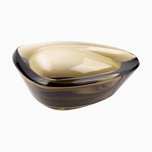 Venetian Murano Glass Sommerso Ashtray Bowl