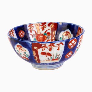 19th Century Meiji Japanese Imari Fine Hand-Painted Porcelain Bowl