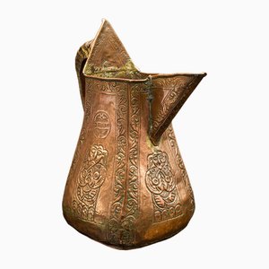 Antiker chinesischer viktorianischer Servierkrug aus Kupfer