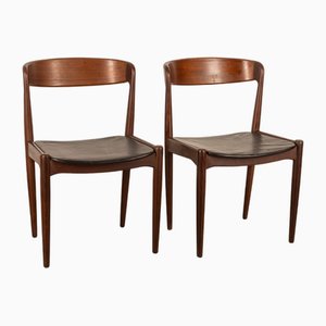 Set of Teak Chairs by Arne Hovmand Olsen, 1950s