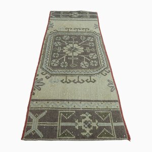 Türkischer Beige Brauner Vintage Teppich, 1960er