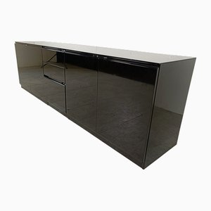 Black Lacquered Sideboard, 1970s