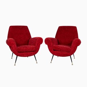 Poltrone XX secolo di Gigi Radice per Minotti, Italia, anni '60, set di 2