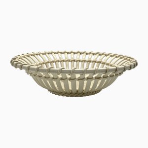 English Creamware Porcelain Basket from Wedgwood, 1900s