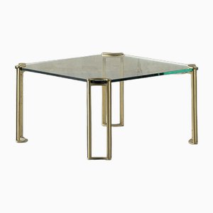 Bronze and Glass Coffee Table attributed to Peter Ghyczy, 1979