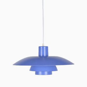 Lampe à Suspension PH 4/3 Bleue par Poul Henningsen pour Louis Poulsen, 1960s