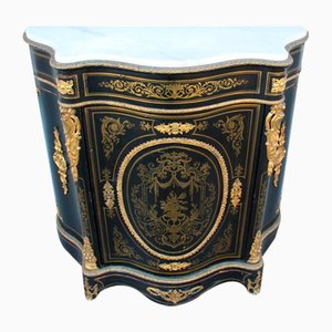 Napoleon III Black and Gilt Boulle Cabinet, 1860s