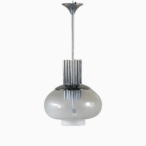 Lampe à Suspension en Verre de Murano attribuée à Mazzega, 1979