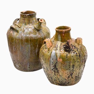 Pots à Huile d'Olive, France, 1910, Set de 2