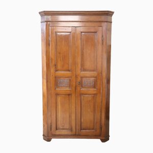 Early 20th Century Walnut Corner Cabinet