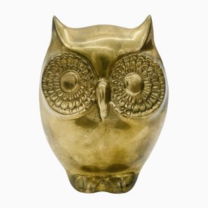 Bronze Owl Statue from Regina, France, 1960s