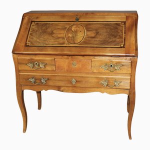 Louis XV Slope Desk in Walnut and Marquetry, 1780s