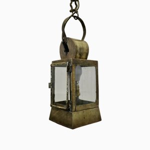 French Brass Night Watchman's Lantern