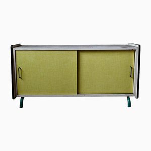 Rockabilly Sideboard in Yellow Formica, 1950s