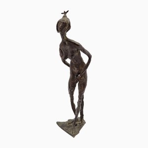 Escultura estilizada de bronce, años 20
