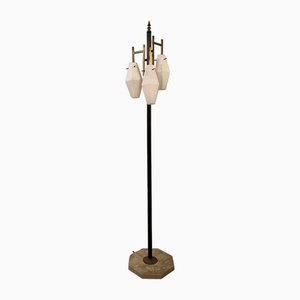 Italienische Geometrische Stehlampe im Stil von Arredoluce, 1950er