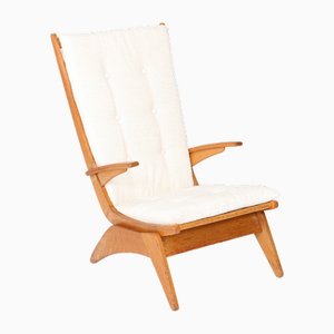 Mid-Century Modern High Back Lounge Chair by Jan Den Drijver for De Stijl, 1950s