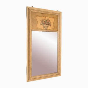 Tall Antique French Trumeau Mirror, 1890s