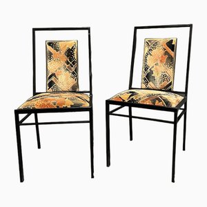 Set of Modernist Chairs attributed to Maison Jansen, 1970s