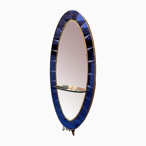 Großer Spiegel von Cristal Art, 1960er