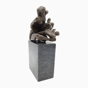 Zeitgenössische Skulptur aus Bronzeguss, 1960er