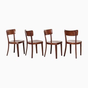 Sedie da pranzo di Thonet, anni '30, set di 4