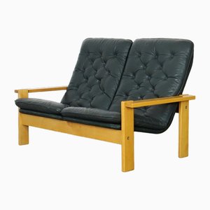 2-Sitzer Sofa aus Leder