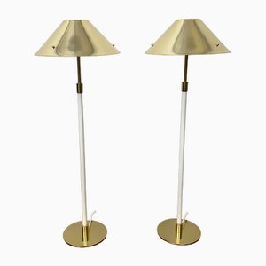 Brass Table Lamps from Vereinigte Werkstätten München, Germany, 1960, Set of 2