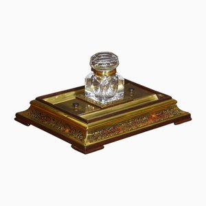 Boulle Brass Inkstand, 1890s