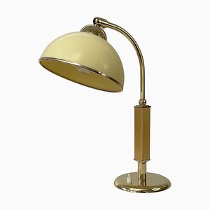 Art Deco Bakelite & Brass Table Lamp, Germany, 1930s