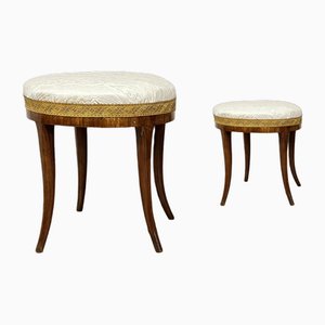 Directoire Stools, Late 18th Century, Set of 2
