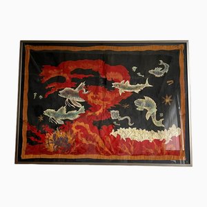 Pisces and Scorpio Framed Tapestry