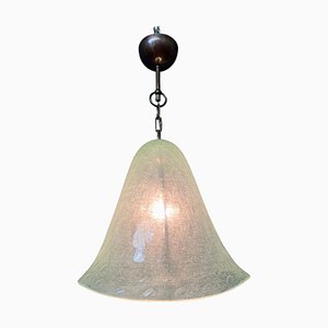 Lanterna a sospensione in vetro di Murano attribuita a Barovier & Toso, anni '80