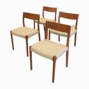 Vintage Danish Dining Room Chairs from Borup, Set of 4
