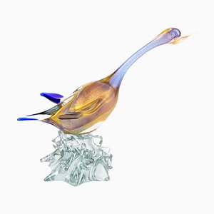 Large Venetian Murano Glass Duck