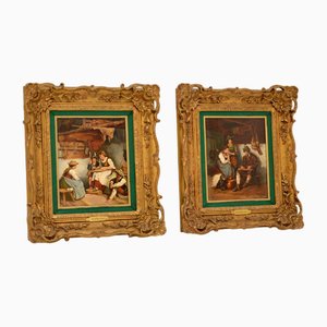A. Collin, Still Lifes, 1860s, Oil Paintings on Canvas, Framed, Set of 2