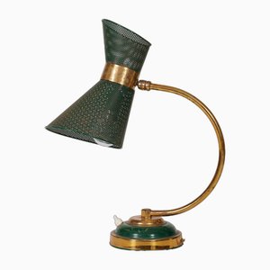 Brass and Metal Lamp
