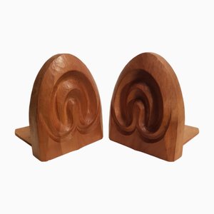 Anthroposophical Bookends, 1920s, Set of 2