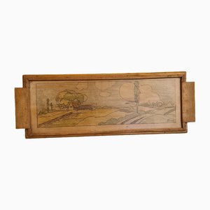 French Tray with Landscape, 1950s