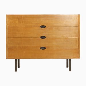 Chest of Drawers in Oak by Joseph-André Motte, 1960s