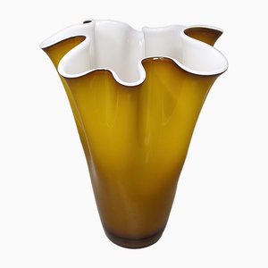 Fazzoletto Vase in Murano Glass by Ca Dei Vetrai, Italy, 1960s