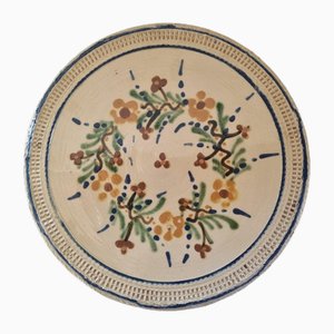 Plato de cerámica esmaltada de Lac St Jorioz Annecy Pottery, años 70