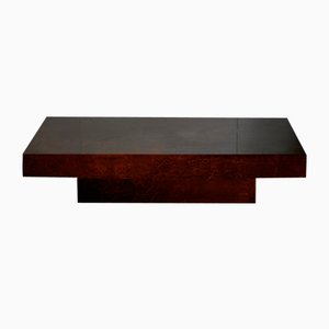 Birdseye Maple Veneer Low Coffee Table