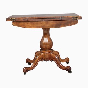 Table de Jeu 19ème Siècle en Noyer, 1870s