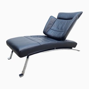 DS 158 Armchair in Black Leather from De Sede, 1978