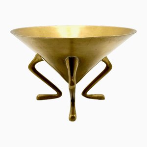 Mid-Century Brass Sugar Bowl, 1950s