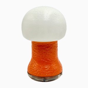 Mid-Century Mushroom Bedside Table Lamp by Karin Korn for Beleuchtungsglaskombinat Görlitz, 1960s