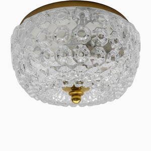 Einbaulampe aus Glas von Limburg, Gerrmany, 1960er