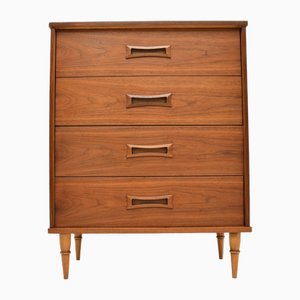 Vintage Walnut Chest of Drawers, 1960s